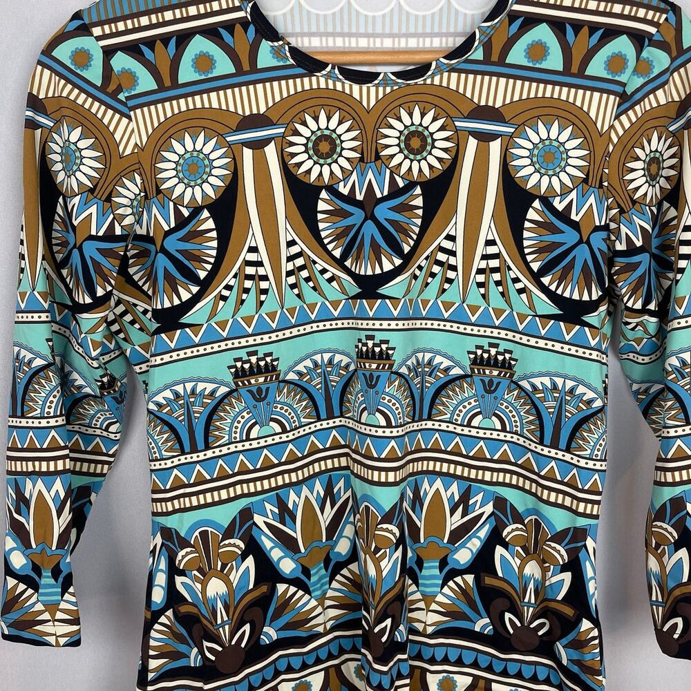 J. Mclaughlin Paisley Blouse Size.. Small - image 3